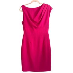 Black Halo Fuchsia Dress